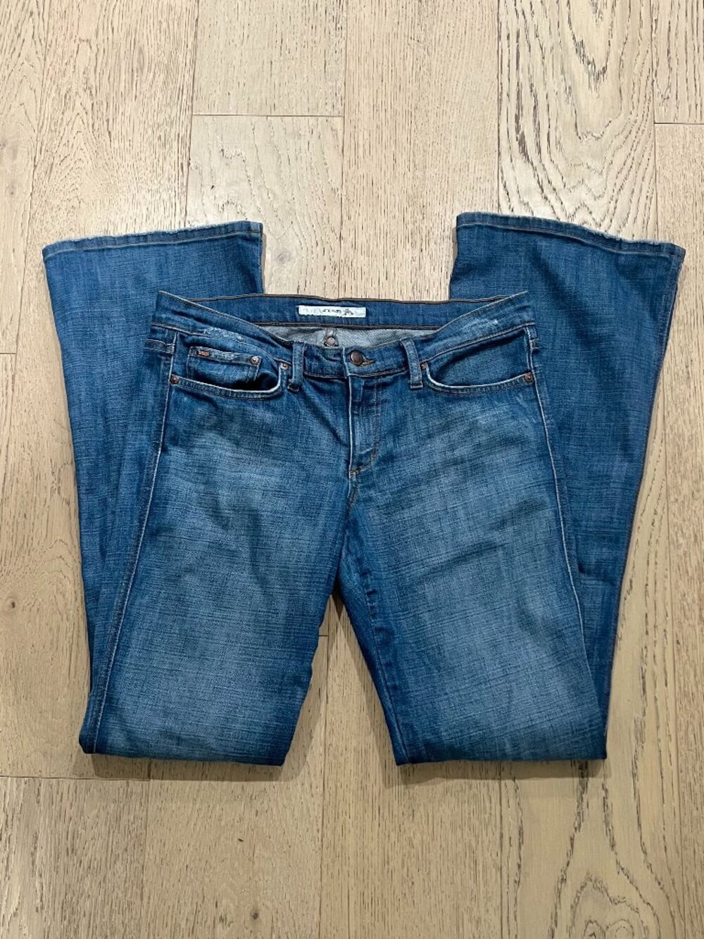 Joe's "The Rocker" Low Rise Boot Cut Jeans - Picture 3 of 6
